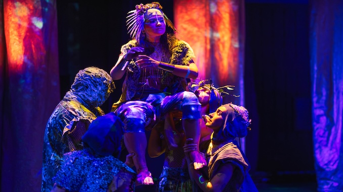 Titania Enters Shakespeare's A Midsummer Night's Dream, 2025. Photo Credit: Brittney Werner.